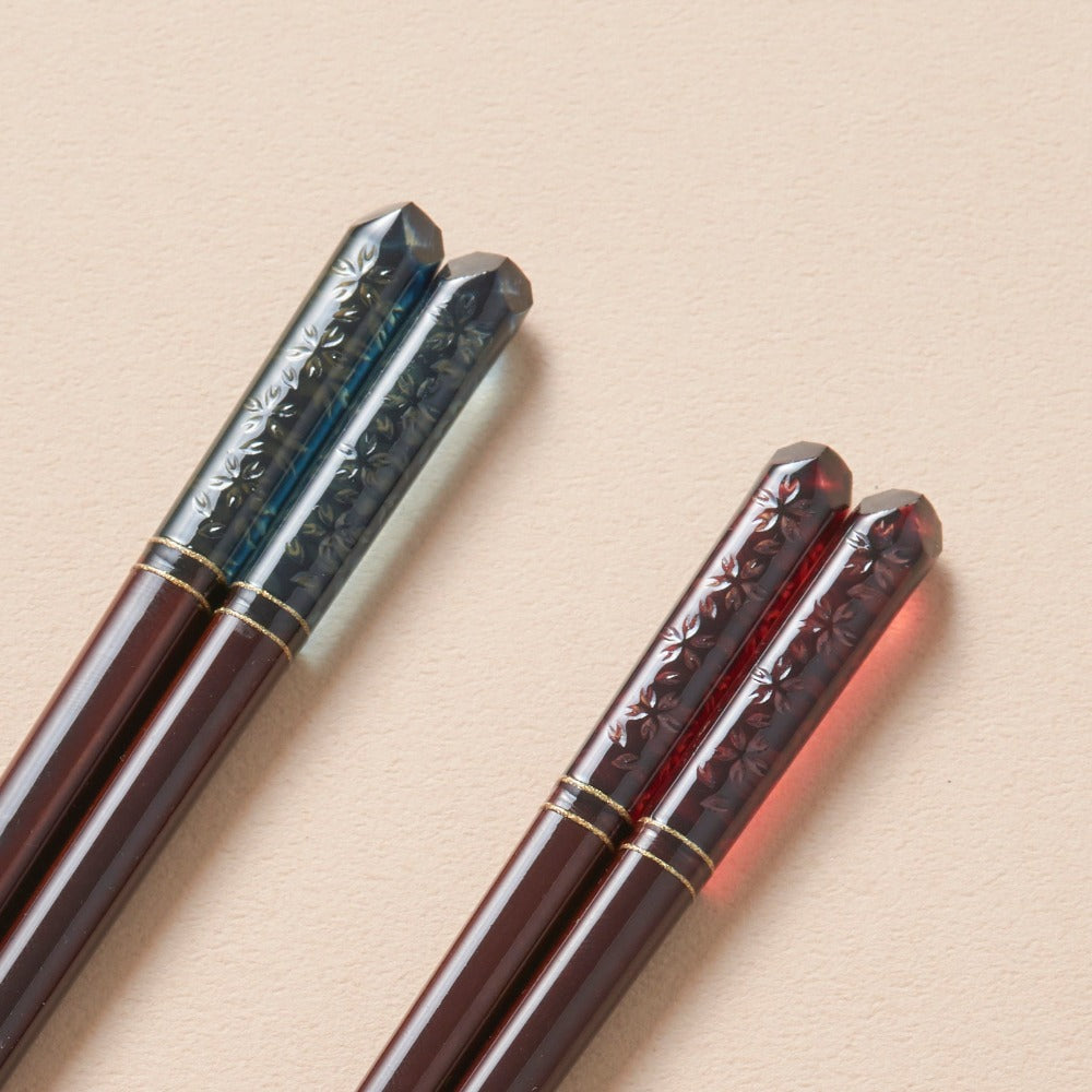 【一双】桐箱2膳入 桜雨